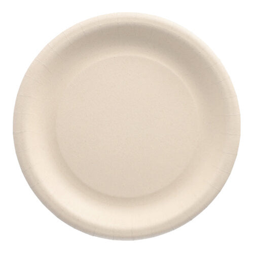 50 Teller, Agrarreste "pure" rund Ø 23 cm weiss