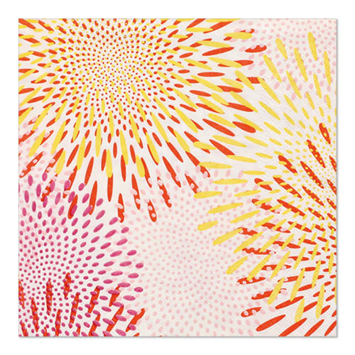 20 Servietten, 3-lagig 1/4-Falz 33 cm x 33 cm "Bubbly Fireworks"