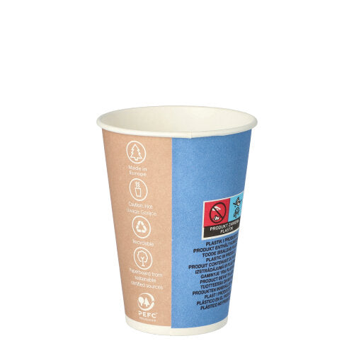 100 Trinkbecher, Pappe "To Go" 0,18 l Ø 7,01 cm · 9,2 cm