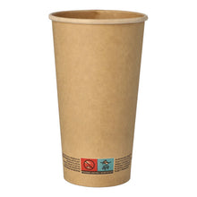 Lade das Bild in den Galerie-Viewer, 50 Trinkbecher, Pappe 0,5 l Ø 9 cm · 15 cm braun

