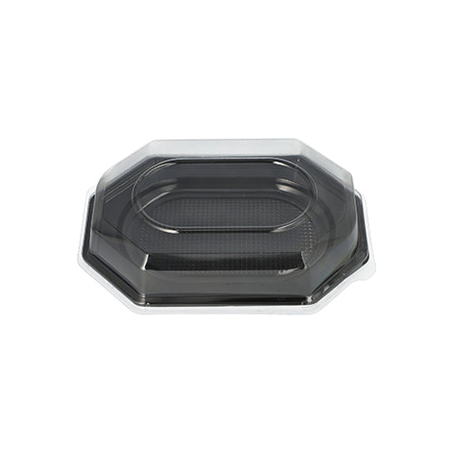 10 Deckel für Servierplatten, PET 6 cm x 22 cm x 31 cm transparent