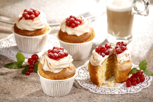250 Muffins-Backförmchen Ø 5 cm · 3,2 cm weiss