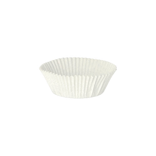 1000 Backförmchen rund Ø 5 cm · 2,5 cm weiss