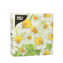 Lade das Bild in den Galerie-Viewer, 50 Servietten, 3-lagig 1/4-Falz 25 cm x 25 cm &quot;Narciso&quot;
