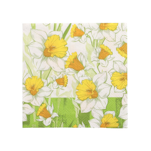 50 Servietten, 3-lagig 1/4-Falz 25 cm x 25 cm 