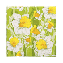 Lade das Bild in den Galerie-Viewer, 100 Servietten, 3-lagig 1/4-Falz 33 cm x 33 cm &quot;Narciso&quot;

