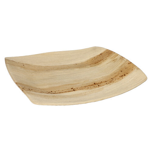 25 Teller, Palmblatt "pure" 26 cm x 26 cm natur "QUADRATO"
