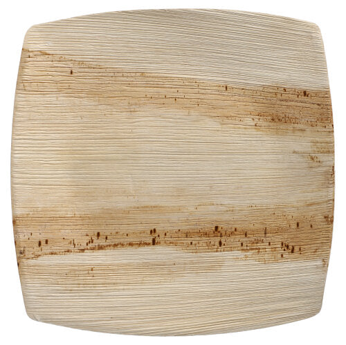 25 Teller, Palmblatt "pure" 26 cm x 26 cm natur "QUADRATO"