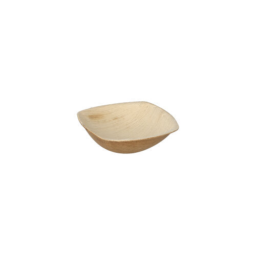 25 Schalen Palmblatt "pure" 50 ml 2,5 cm x 9 cm x 9 cm natur "QUADRATO"