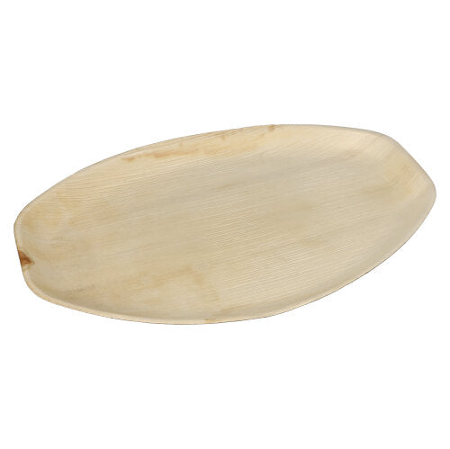 6 Tabletts, Palmblatt "pure" oval 3 cm x 43 cm x 29 cm natur