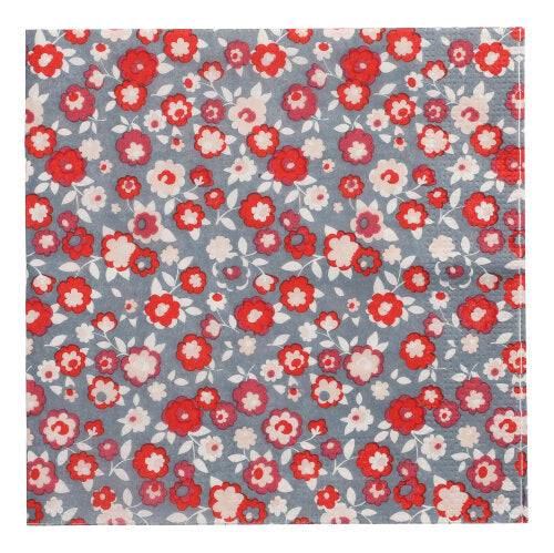 20 Servietten, 3-lagig 1/4-Falz 33 cm x 33 cm 
