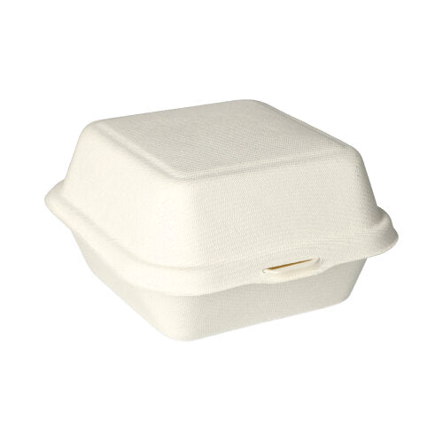 500 Hamburger-Boxen, Zuckerrohr "pure" 8 cm x 14 cm x 15 cm