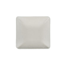 Lade das Bild in den Galerie-Viewer, 12 Fingerfood - Teller, Zuckerrohr &quot;pure&quot; eckig 1,2 cm x 6,5 cm x 6,5 cm weiss
