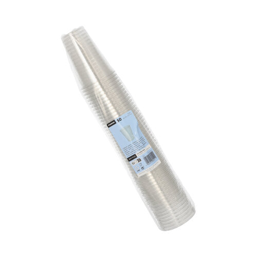 50 Trinkbecher R-PET 0,25 l Ø 7,8 cm · 10,7 cm glasklar