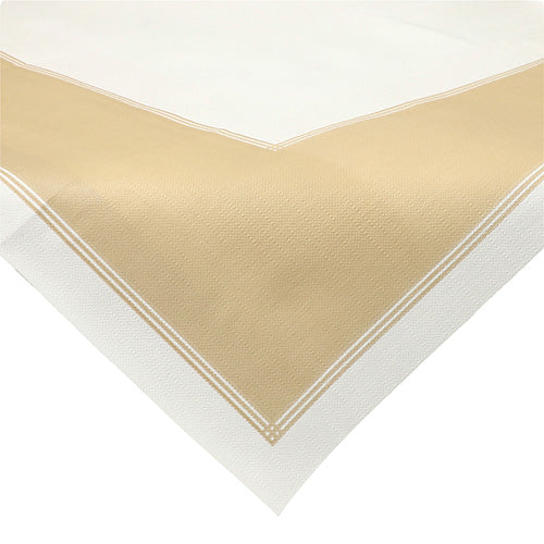 20 Mitteldecken, stoffähnlich, Vlies "soft selection plus" 80 cm x 80 cm sand "Frame"