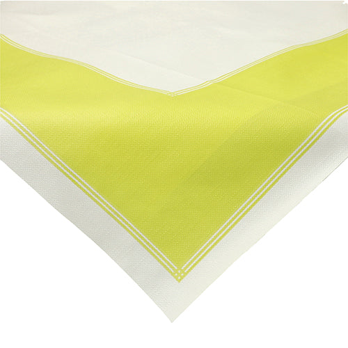 20 Mitteldecken, stoffähnlich, Vlies "soft selection plus" 80 cm x 80 cm limonengrün "Frame"