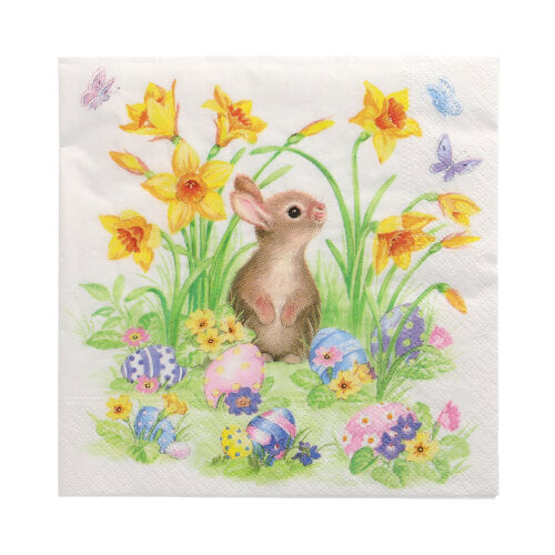 20 Servietten, 3-lagig 1/4-Falz 33 cm x 33 cm 
