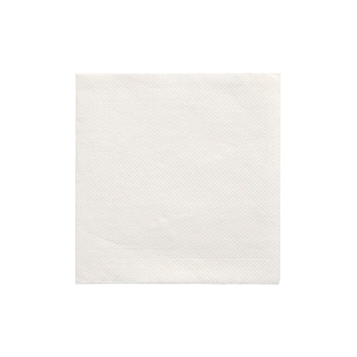 20 Servietten "DAILY Collection" 1/4-Falz 24 cm x 24 cm weiss