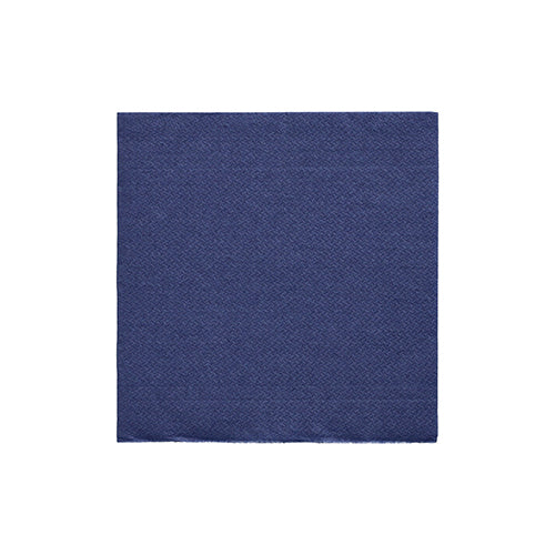20 Servietten "DAILY Collection" 1/4-Falz 24 cm x 24 cm dunkelblau