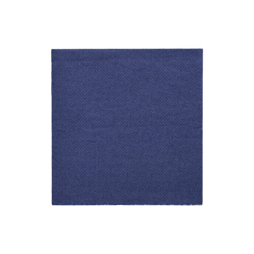 150 Servietten "DAILY Collection" 1/4-Falz 24 cm x 24 cm dunkelblau
