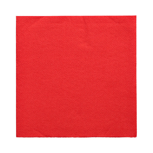 20 Servietten "DAILY Collection" 1/4-Falz 32 cm x 32 cm rot