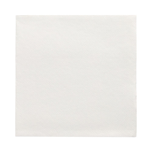 50 Servietten "DAILY Collection" 1/4-Falz 32 cm x 32 cm weiss