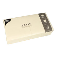 Lade das Bild in den Galerie-Viewer, 150 Servietten &quot;DAILY Collection&quot; 1/4-Falz 32 cm x 32 cm champagner
