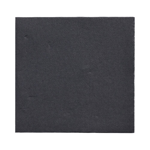 150 Servietten "DAILY Collection" 1/4-Falz 32 cm x 32 cm schwarz