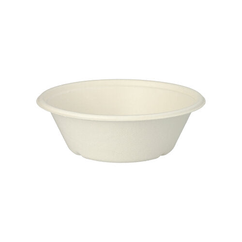 25 Schalen, Zuckerrohr "pure" 600 ml Ø 17 cm · 5,5 cm weiss