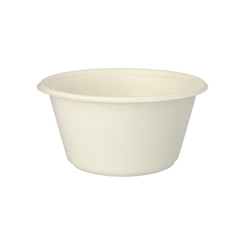 25 Schalen, Zuckerrohr "pure" 1000 ml Ø 17 cm · 8,4 cm weiss