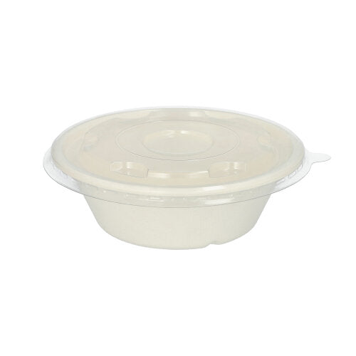 25 Deckel für Schalen R-PET rund Ø 17 cm · 1,5 cm glasklar