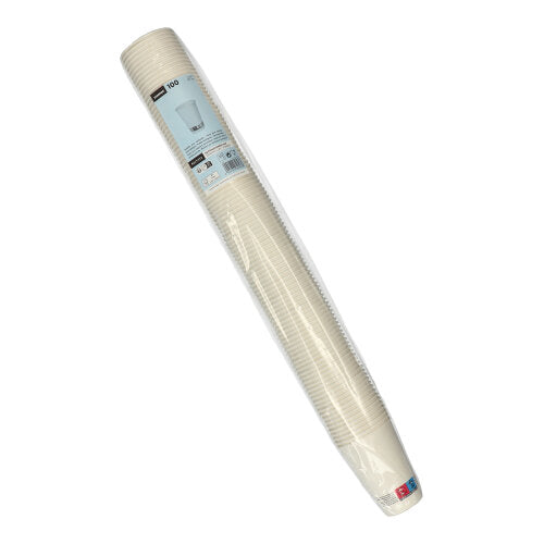 100 Automatenbecher, Pappe "To Go" 0,18 l Ø 7 cm · 9,2 cm weiss