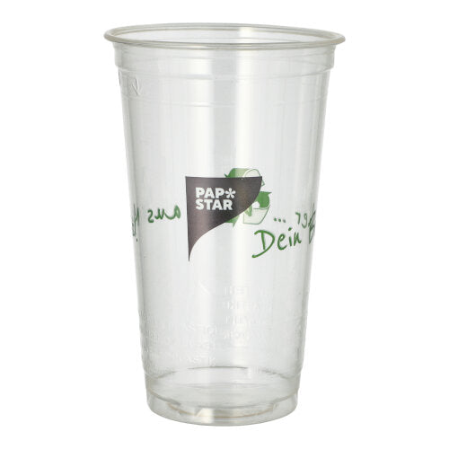 50 Trinkbecher PLA 0,5 l Ø 9,5 cm · 15,1 cm "Becher aus Mais"