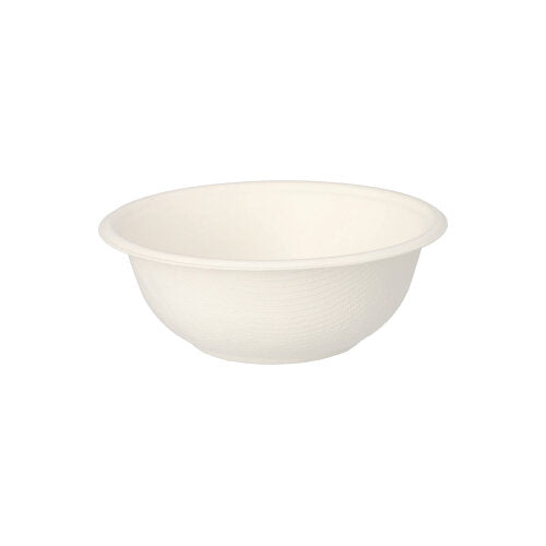 50 Schalen, Zuckerrohr "pure" 200 ml Ø 11,2 cm · 4,2 cm weiss
