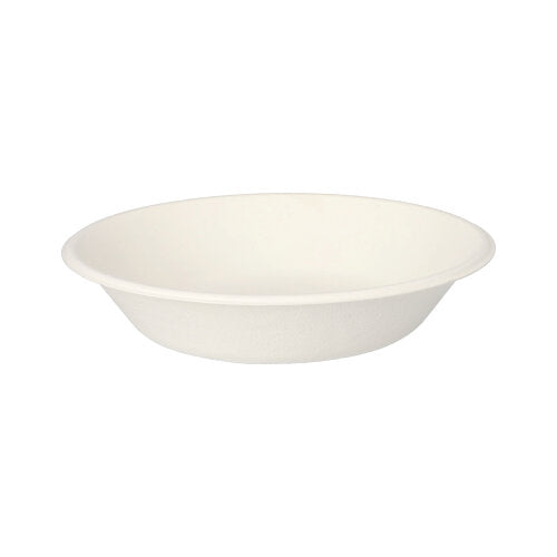 50 Schalen, Zuckerrohr "pure" 680 ml Ø 19 cm · 4 cm weiss