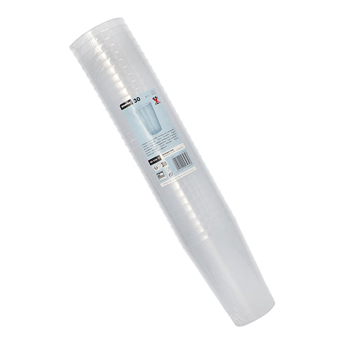 30 Mehrweg-Trinkbecher PP 0,5 l Ø 9,1 cm · 14 cm transluzent unzerbrechlich