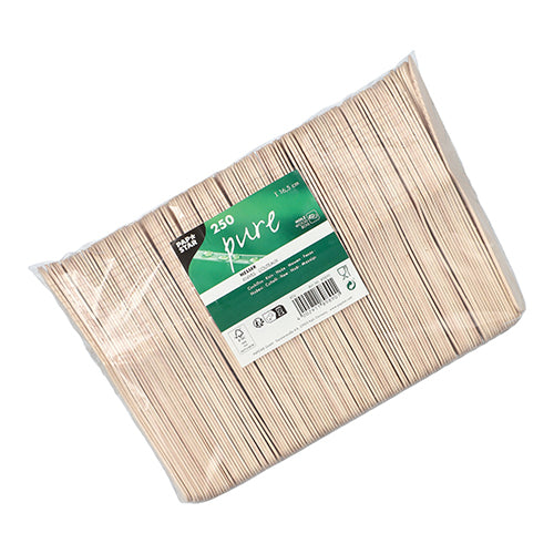 250 Messer Holz "pure" 16,5 cm