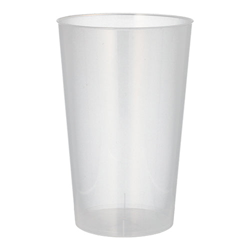 8 Mehrweg-Trinkbecher PP 0,5 l Ø 9,1 cm · 14 cm transluzent unzerbrechlich