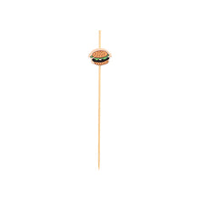 Lade das Bild in den Galerie-Viewer, 100 Fingerfood - Picker 12 cm &quot;Burger&quot;
