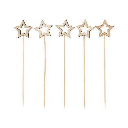 100 Fingerfood - Picker 14 cm "Star"