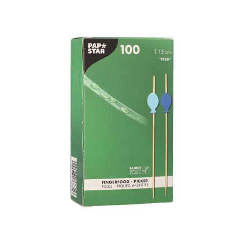 100 Fingerfood - Picker 12 cm "Fish"