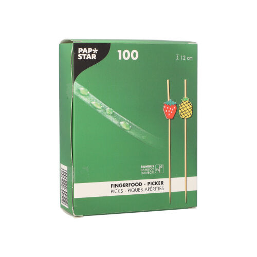 100 Fingerfood - Picker 12 cm "Fruit"