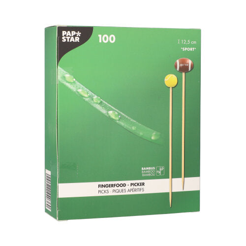 100 Fingerfood - Picker 12,5 cm "Sport"