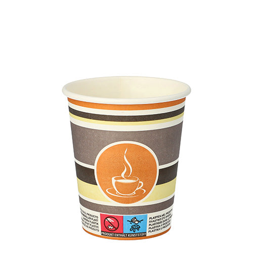 50 Trinkbecher, Pappe "To Go" 0,2 l Ø 8 cm · 9,2 cm