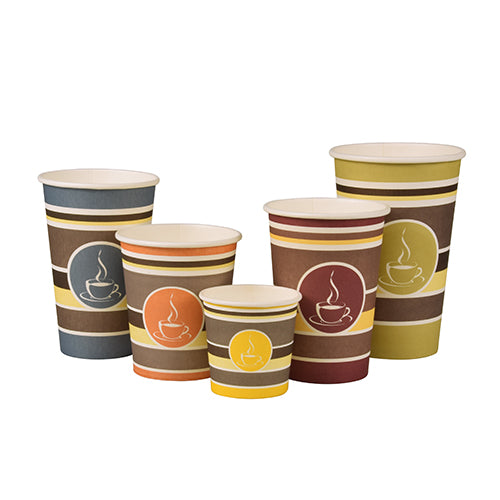 50 Trinkbecher, Pappe "To Go" 0,3 l Ø 8 cm · 11,7 cm
