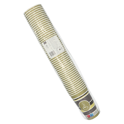 50 Trinkbecher, Pappe "To Go" 0,4 l Ø 9 cm · 13,9 cm