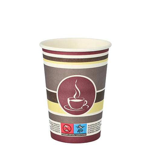50 Trinkbecher, Pappe "To Go" 0,25 l Ø 8 cm · 11 cm