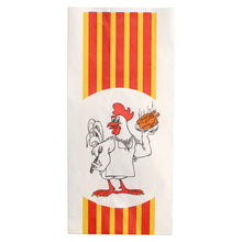 Lade das Bild in den Galerie-Viewer, 100 Hähnchenbeutel, Papier mit HDPE-Einlage 28 cm x 13 cm x 8 cm &quot;Grillhähnchen&quot; 1/1

