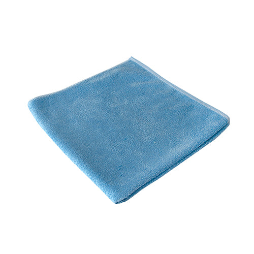 10 Microfasertücher 40 cm x 40 cm blau
