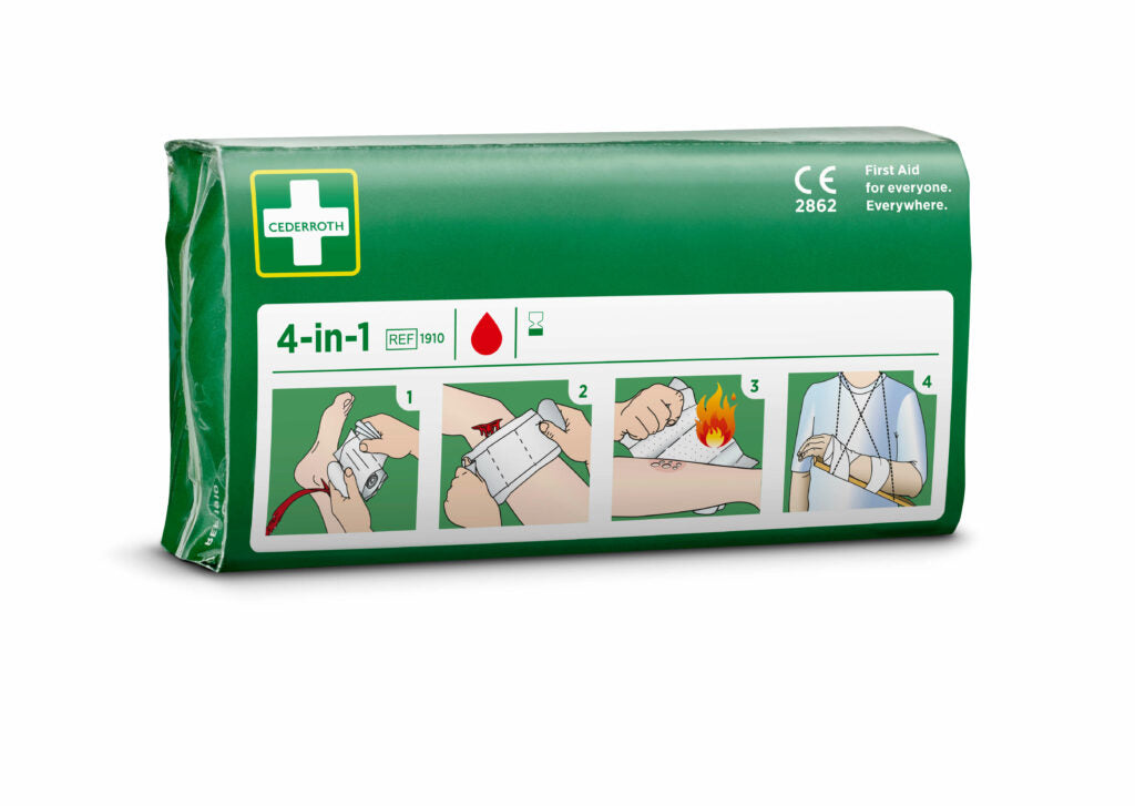"Cederroth" 4 in 1 Blutstiller Wundverband Set, 3-teilig